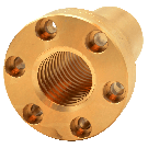 CONTI HDL Tr 40x7 trapezoidal nut with flange, right thread, bronze