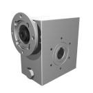 Clean-Geartech VFI I50, worm gear Ø25, 68:1, input 63B14, B3, OF320, stainless steel