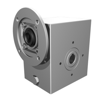 Clean-Geartech VFI I63, worm gear Ø25, 40:1, input 90B14, B3, OF320, stainless steel