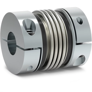 R+W BKL 10 16 18 bælgkobling, rustfrit stål og aluminium