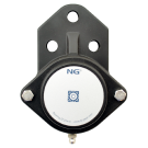 NG waterproof flange bearing F3 Ø25, 3-bolt, closed cover