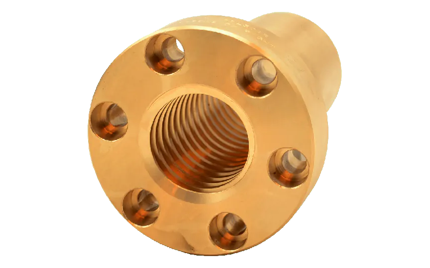 CONTI HDL Tr 40x7 trapezoidal nut with flange, right thread, bronze