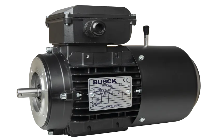 Busck AC-bremsemotor T3AB100L-6, 1.5kW, 950RPM, 230/400V, 50Hz, aluminium