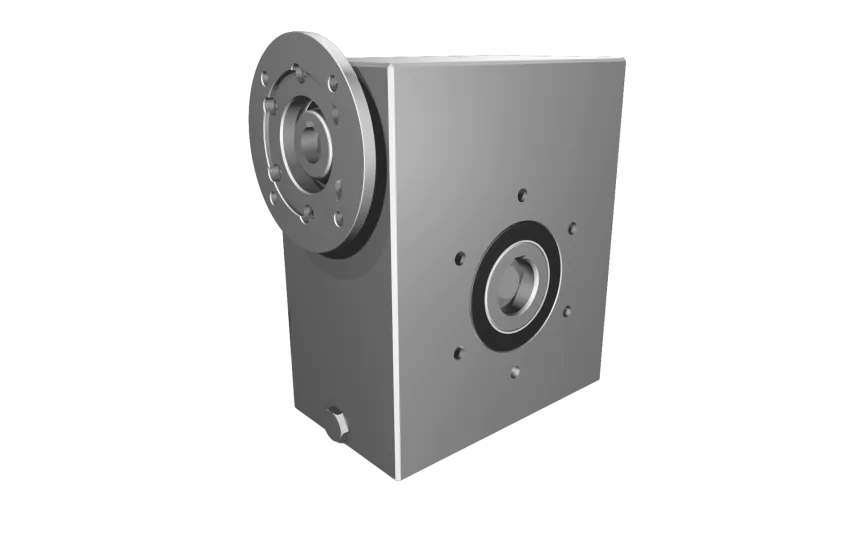 Clean-Geartech VFI I11, worm gear Ø42, 45:1, input 90B14, B3, OF320, stainless steel